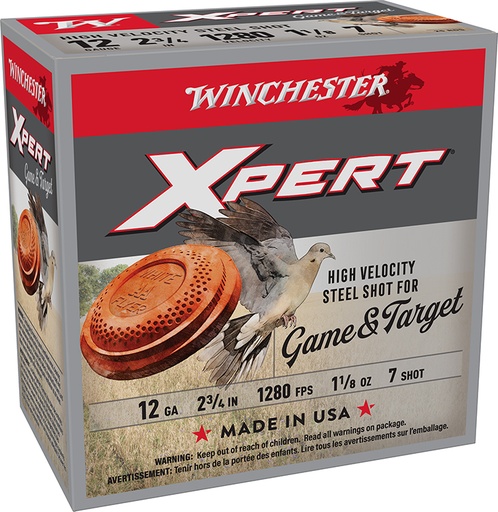 [020892019461] Winchester Ammo WE12GTH7 Super X Xpert High Velocity 12Gauge 2.75" 1 1/8oz 7Shot 25 Per Box/10 Case