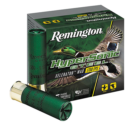 [047700509907] Remington Ammunition 26745 HyperSonic Steel 12Gauge 3" 1 1/8oz 4Shot 25 Per Box/10 Case