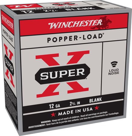 [020892004252] Winchester Ammo XP12 Super X Blank 12Gauge 2.75" 25 Per Box/10 Case
