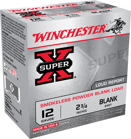 [020892004252] Winchester Ammo XP12 Super X Blank 12Gauge 2.75" 25 Per Box/10 Case
