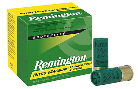 [047700013206] Remington Ammunition 26674 Nitro Magnum  12Gauge 3" 1 5/8oz 4Shot 25 Per Box/10 Case