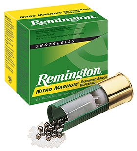 [047700014104] Remington Ammunition 20672 Nitro Magnum  20Gauge 3" 1 1/4oz 4Shot 25 Per Box/10 Case