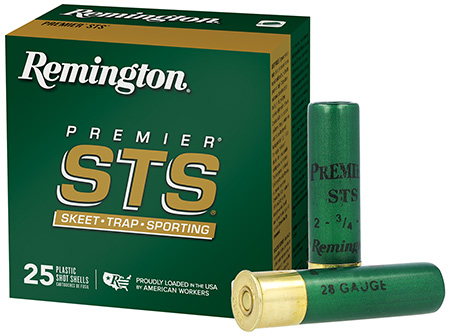 [047700300801] Remington Ammunition 28057 Premier STS  28 Gauge 2.75" 3/4 oz 8 Shot 25 Per Box/ 10 Cs