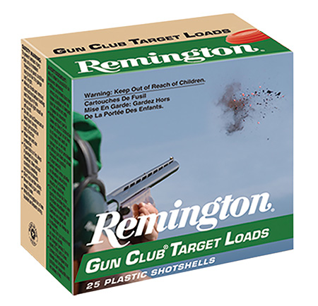 [047700307206] Remington Ammunition 20236 Gun Club  20Gauge 2.75" 7/8oz 9Shot 25 Per Box/10 Case