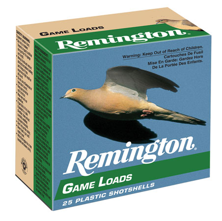 [047700039602] Remington Ammunition 20028 Game Load  12Gauge 2.75" 1oz 6Shot 25 Per Box/10 Case
