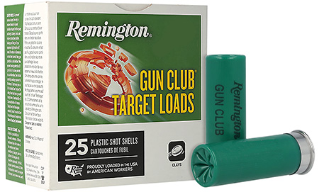 [047700309606] Remington Ammunition 20230 Gun Club  12Gauge 2.75" 1 1/8oz 8Shot 25 Per Box/10 Case