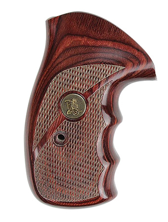 [034337630401] Pachmayr 63040 Renegade Grip Checkered Rosewood Laminate with Finger Grooves for S&W N Frame