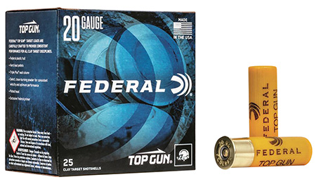 [029465019389] Federal TG209 Top Gun  20Gauge 2.75" 7/8oz 9Shot 25 Per Box/10 Case