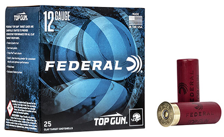 [029465019815] Federal TGL128 Top Gun  12Gauge 2.75" 1 1/8oz 8Shot 25 Per Box/10 Case