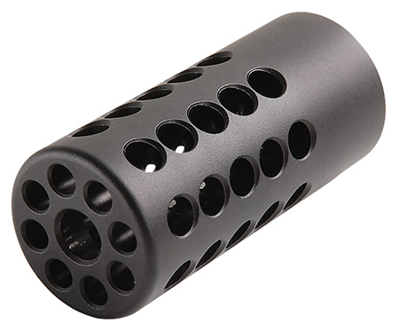 [879971001190] Tactical Solutions PLCMPMB Pac-Lite Compensator Black Matte Aluminum with 1/2"-28 tpi Threads for 22 LR Ruger Mark I, III, IV, II