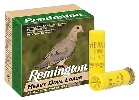 [047700509006] Remington Ammunition 28777 Heavy Dove Loads  20Gauge 2.75" 1oz 7.5Shot 25 Per Box/10 Case