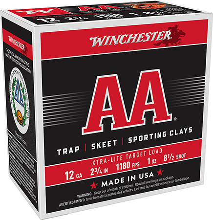 [020892015357] Winchester Ammo AAL1285 AA Xtra-Lite 12Gauge 2.75" 1oz 8.5Shot 25 Per Box/10 Case