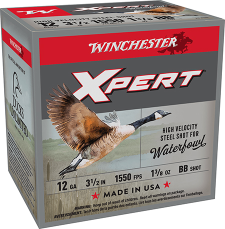 [020892015371] Winchester Ammo WEX12LBB Super X Xpert High Velocity 12Gauge 3.50" 1 3/8oz BBShot 25 Per Box/10 Case