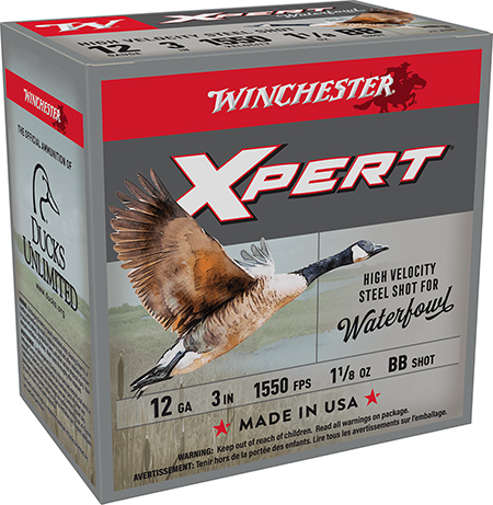 [020892015517] Winchester Ammo WEX123BB Super X Xpert High Velocity 12Gauge 3" 1 1/8oz BBShot 25 Per Box/10 Case