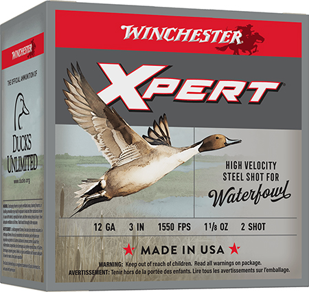 [020892015531] Winchester Ammo WEX1232 Super X Xpert High Velocity 12Gauge 3" 1 1/8oz 2Shot 25 Per Box/10 Case