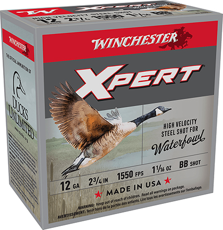 [020892015593] Winchester Ammo WEX12BB Super X Xpert High Velocity 12Gauge 2.75" 1 1/16oz BBShot 25 Per Box/10 Case