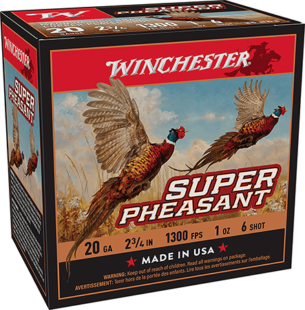 [020892015999] Winchester Ammo X20PH6 Super Pheasant Magnum High Brass 20Gauge 2.75" 1oz 6Shot 25 Per Box/10 Case