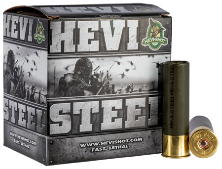 [816383650042] HEVI-Shot HS65004 HEVI-Steel  12Gauge 3.50" 1 3/8oz 4Shot 25 Per Box/10 Case
