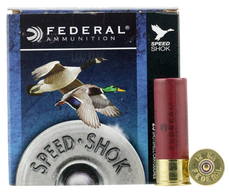 [604544627695] Federal WF1422 Speed-Shok  12Gauge 3" 1 1/4oz 2Shot 25 Per Box/10 Case