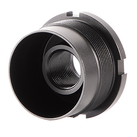[810128161138] Dead Air DA410 Ghost Fixed Mount Black Cerakote 1/2"-28 tpi