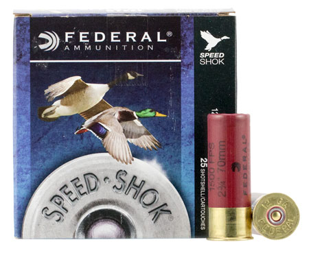 [604544628128] Federal WF1454 Speed-Shok  12Gauge 2.75" 1 1/8oz 4Shot 25 Per Box/10 Case