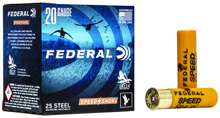 [604544628296] Federal WF2093 Speed-Shok  20Gauge 3" 7/8oz 3Shot 25 Per Box/10 Case