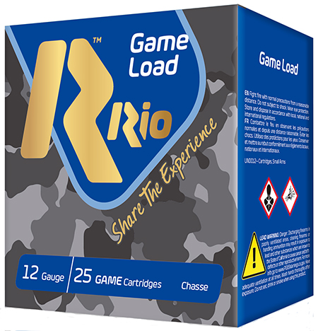 [8435101622677] Rio Ammunition SG328 Game Load Super Game High Velocity 12Gauge 2.75" 1 1/8oz 8Shot 25 Per Box/10 Case