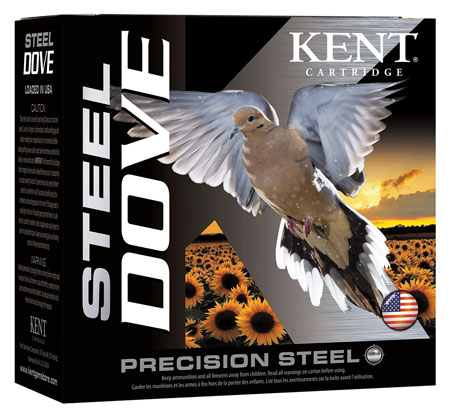 [656308110523] Kent Cartridge K12SD286 Steel Dove  12Gauge 2.75" 1oz 6Shot 25 Per Box/10 Case