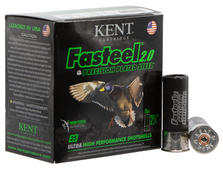 [656308111490] Kent Cartridge K122FS306 Fasteel 2.0  12 Gauge 2.75" 1 1/16 oz 6 Shot 25 Per Box/ 10 Case