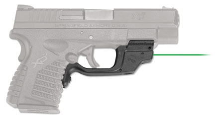 [610242006366] Crimson Trace 0147201 Laserguard  Fits Springfield XD-S, Green Laser Black Polymer