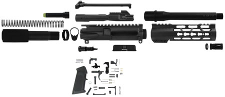 [745559515956] TacFire SSPK45ACPLPKK AR Build Kit KeyMod 45 ACP Black