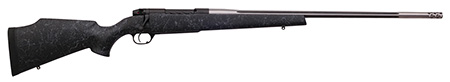 [747115440245] Weatherby MAM01N333WR8B Mark V Accumark 338-378 Wthby Mag 2+1 26" Barrel, Graphite Black Cerakote Metal Finish, Gray Webbed Black Fixed Monte Carlo Stock