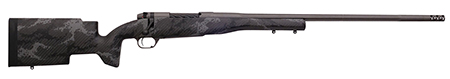 [747115440320] Weatherby MAP01N65RWR6B Mark V Accumark Pro 6.5 Wthby RPM 4+1 24" Barrel, Tungsten Gray Cerakote Finish, Black with Gray Sponge Pattern Accents Carbon Fiber Stock
