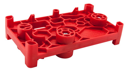 [856008005284] Apex Tactical 104001 Armorer's Block  Red Polymer Pistol