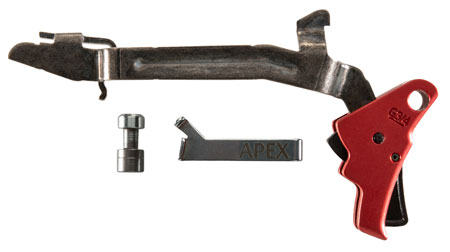 [854263007265] Apex Tactical 102155 Action Enhancement  Red Drop-In Trigger Compatible w/Glock Gen3-4 17/17L/19/22-27/31-35