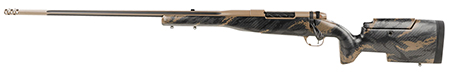 [747115440610] Weatherby MAE01N257WL8B Mark V Accumark Elite 257 Wthby Mag 3+1 26" Barrel, Coyote Tan Elite Cerakote Metal Finish, Brown Sponge Pattern Black Fixed Adjustable Cheek Piece Stock Left Hand