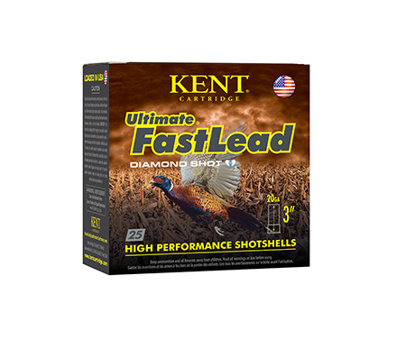 [656308402659] Kent Cartridge K203UFL365 Ultimate Fast Lead 20Gauge 3" 1 1/4oz 5Shot 25 Per Box/10 Case