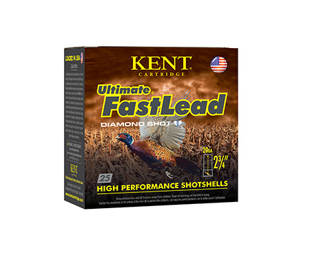 [656308402574] Kent Cartridge K202UFL2875 Ultimate Fast Lead 20Gauge 2.75" 1oz 7.5Shot 25 Per Box/10 Case
