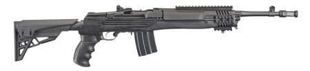[736676058884] Ruger 5888 Mini-14 Tactical 5.56x45mm NATO 20+1 16.12"  Threaded Barrel w/Flash Suppressor, Blued Alloy Steel, ATI Strikeforce 6 Position Stock, Includes Picatinny Rail, 2 Magazines, Scope Rings