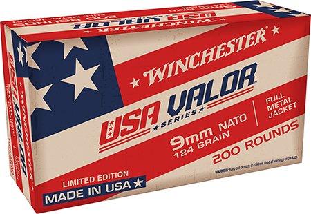 [020892221413] Winchester Ammo USA9NATO USA Value Pack 9mmLuger 124gr Full Metal Jacket 150 Per Box/5 Case