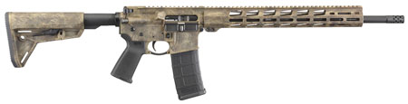 [736676085392] Ruger 8539 AR-556 MPR 5.56x45mm NATO  30+1 18" 4140 Chrome-Moly Steel Barrel, Frazzled Brown Cerakote, Magpul MOE SL Adjustable Stock, Elite 452 Two Stage AR-Trigger, Magpul MOE Grip, Optics Ready