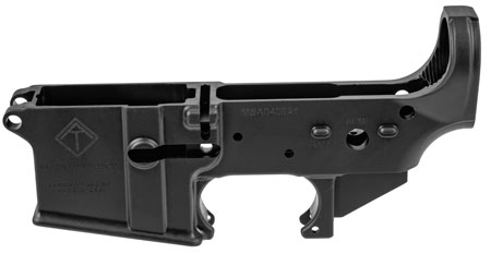 [892756002687] ATI ATIGLOWMS Mil-Sport Stripped Lower Multi-Caliber 7075-T6 Aluminum Black Anodized for AR-15