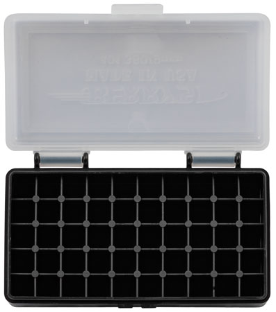 [711148719333] Berry's 71933 Ammo Box  9mm/380ACP Clear/Black Polypropylene 50rd