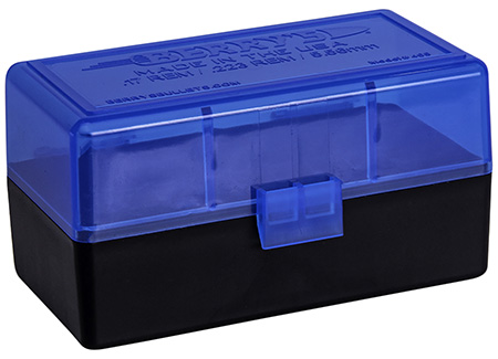[711148446611] Berry's 44661 Ammo Box  223Rem/5.56NATO Blue/Black Polypropylene 50rd