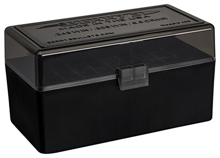 [711148468262] Berry's 46826 Ammo Box  243/308Win Smoke/Black Polypropylene 50rd
