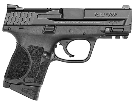 [022188878516] Smith  &  Wesson 12481 M & P M2.0  Sub-Compact 9mm Luger 12+1, 3.60" Black Armornite Stainless Steel Barrel  &  Serrated Slide, Matte Black Polymer Frame w/Picatinny Rail