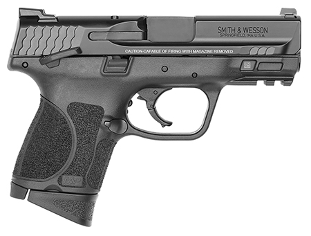 [022188878387] Smith  &  Wesson 12482 M & P M2.0  Sub-Compact 9mm Luger 12+1, 3.60" Black Armornite Stainless Steel Barrel  &  Serrated Slide, Matte Black Polymer Frame w/Picatinny Rail
