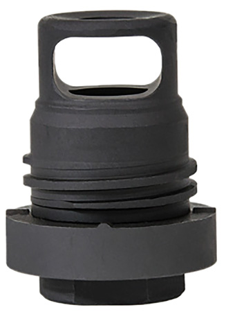 [841812100805] Yankee Hill 3102-1MB-28A Mini Phantom Q.D. Muzzle Brake Black Melonite Steel with 1/2"-28 tpi Threads  &  1.60" OAL for 5.56x45mm NATO AR-Platform