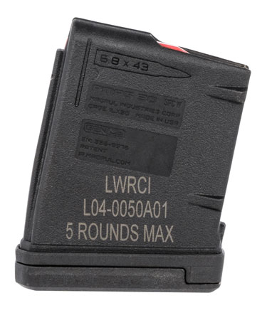 [859890005905] LWRC 2000123A02 PMAG  Black Detachable 5rd 6.8 SPC for LWRC SIX8