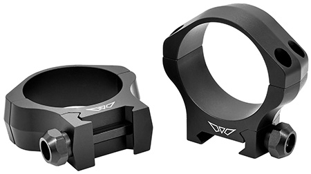 [656813106813] Warne 7250M Scope Rings Mountain Tech Matte Black 40mm Low 0 MOA